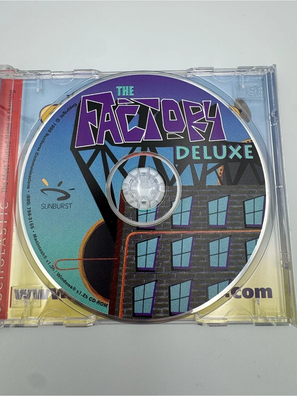 The‎ Factory Deluxe CD-ROM Scholastic Sunburst Windows Mac Complete w Manual